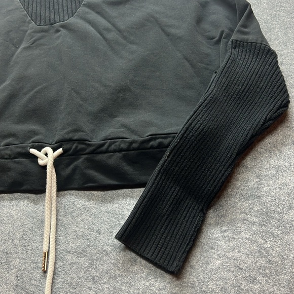 Varley Britannia Sweater Sweatshirt Cropped Long Sleeve Cowl Neck - Picture 5 of 9